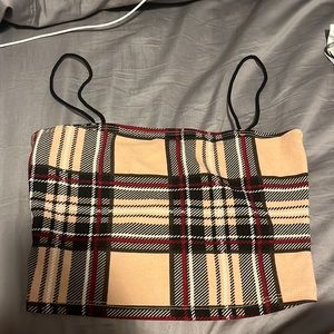 SHEIN crop top, women’s size small, multicolor.